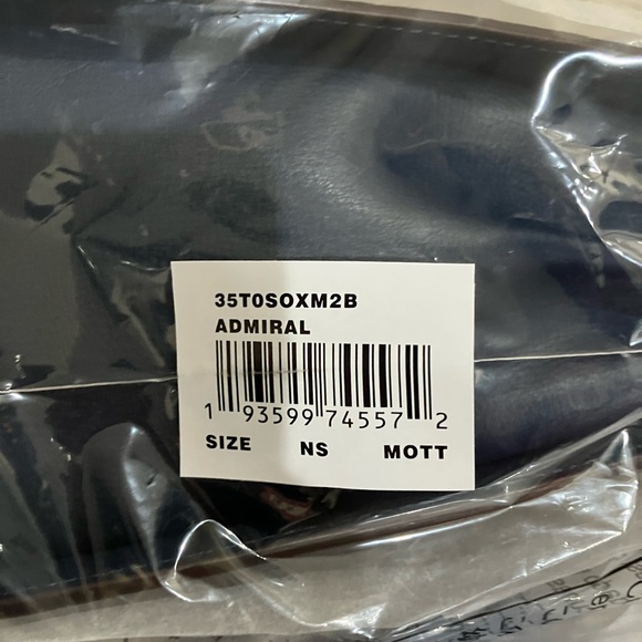 Michael Kors Mott Medium Messenger Convertible Crossbody Bag 35T0SOXM2B Admiral - Picture 11 of 15